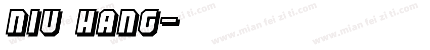 Niu Hang字体转换